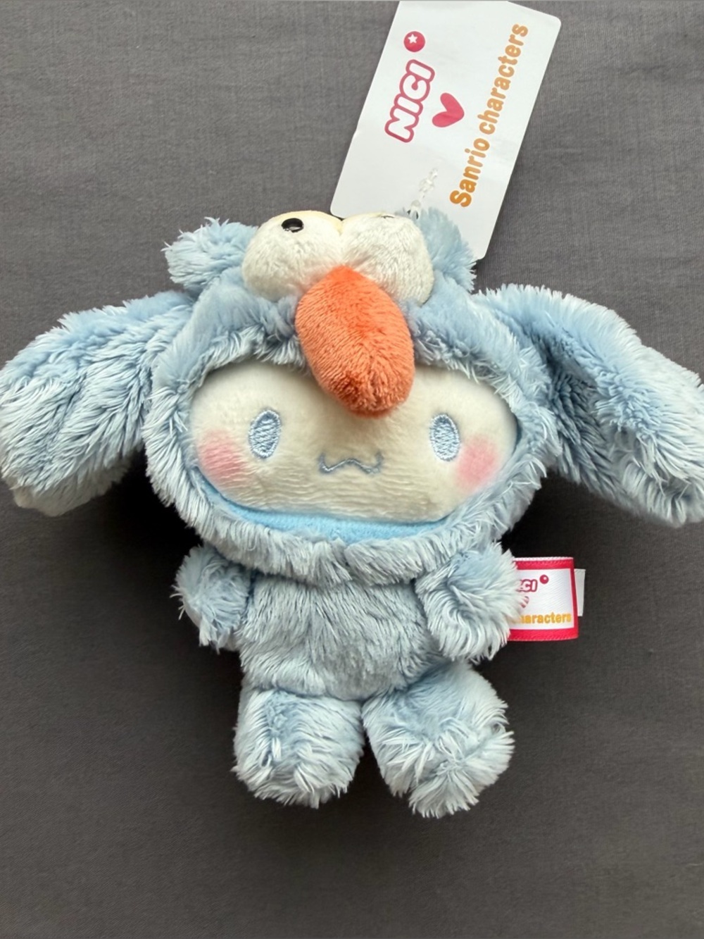 Sanrio X NICI Cinnamoroll with bird? costume Plush /keychain